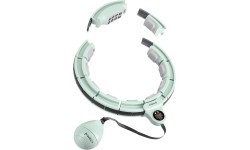 SET HULA HOOP MAGNETIC GREEN HHM13 WITH WEIGHT + COUNTER HMS + WAIST SUPPORT BR163 BLACK
