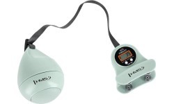 Магнитный обруч Hula Hoop HHM13 с утяжелителем, счётчиком HMS и поясом BR163, зелёный