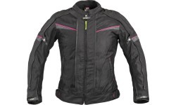Sieviešu motociklista jaka W-TEC Progair Lady - Melna-fluo