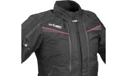 Women’s Motorcycle Jacket W-TEC Progair Lady - Black-Fluo