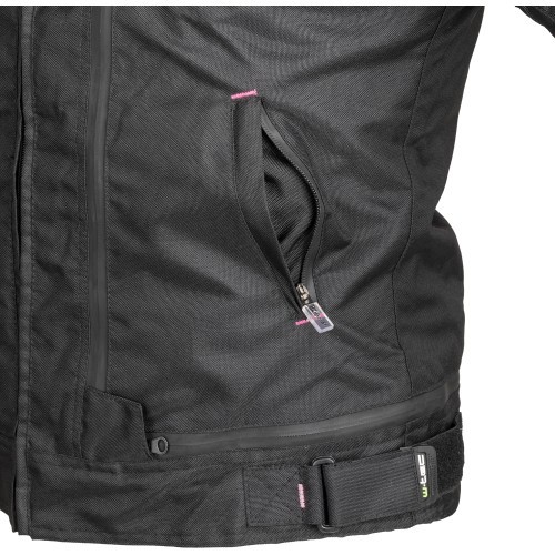 Women’s Motorcycle Jacket W-TEC Progair Lady - Black-Fluo