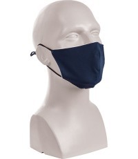DARK BLUE MOUTH/NOSE COVER V-SHAPE PES/EL