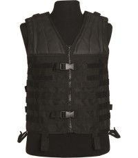 BLACK MOLLE CARRIER VEST