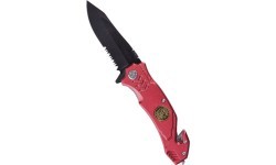 RED ′FIRE BRIGADE′ ONE-HAND KNIFE