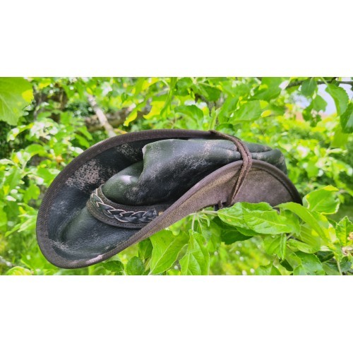 Origin Outdoors Leather Hat 'Crushable'