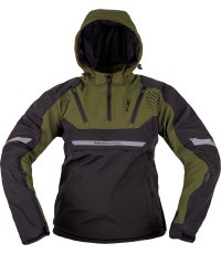 Vīriešu softshell motociklista jaka W-TEC Annorack - Haki-melna