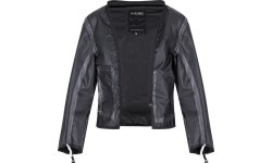 Женская летняя мотокуртка W-TEC Mirelia - Чёрный-серый-флуо