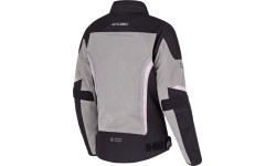Women’s Summer Motorcycle Jacket W-TEC Mirelia - Black and grey