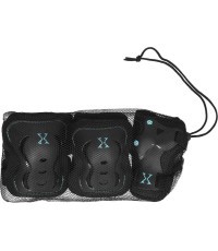Aizsargu komplekts H320 NILS EXTREME - Melns/piparmētru