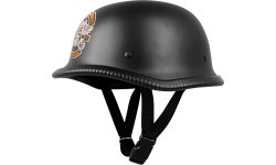 Retro Open Face Motorcycle Helmet Sodager Route 66