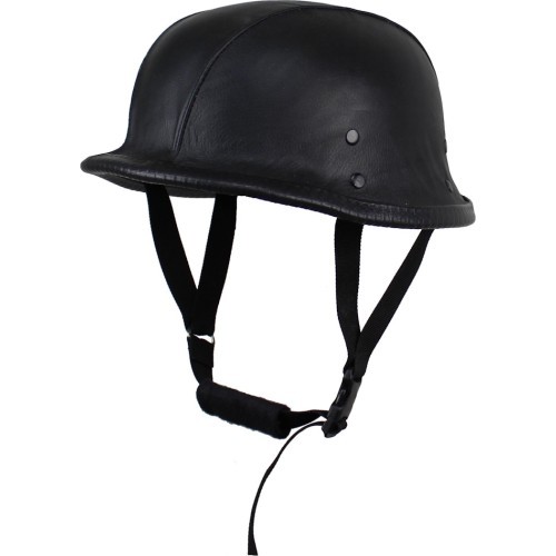 Retro Open-Face Motorcycle Helmet Sodager ADH-011 - Black