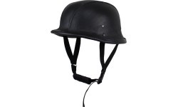 Retro Open-Face Motorcycle Helmet Sodager ADH-011 - Black