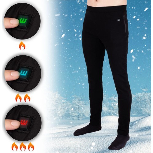 Men’s Heated Pants W-TEC Insupants - Black