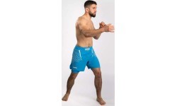 Мужские шорты для единоборств Venum x WOW FC, Pacific Blue