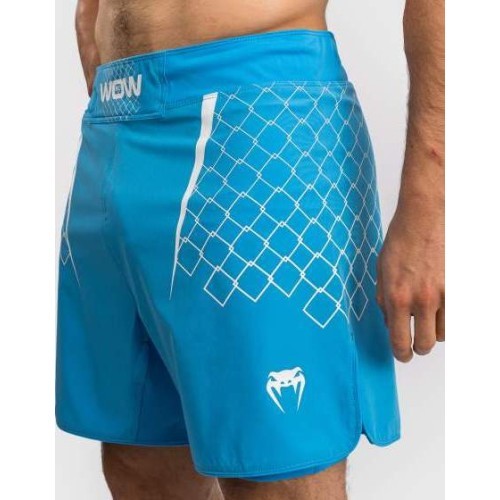 Мужские шорты для единоборств Venum x WOW FC, Pacific Blue