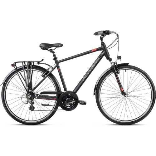 Velosipēds Romet Wagant 1 2025 melns-sarkans