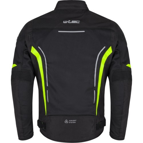 Vīriešu vasaras moto jaka W-TEC Mirelio - Pelēks-zils-sarkans