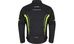 Vīriešu vasaras moto jaka W-TEC Mirelio - Pelēks-zils-sarkans