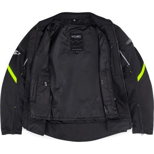 Vīriešu vasaras moto jaka W-TEC Mirelio - Pelēks-zils-sarkans