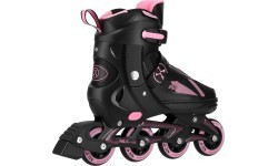NH382 2IN1 ENZO ROLLER SKATES WITH NILS EXTREME HOCKEY BLADE - Beige 