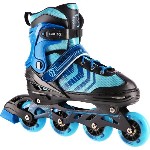 Skrituļslidas un hokeja slidas NH18192A 4 vienā - Black/Blue