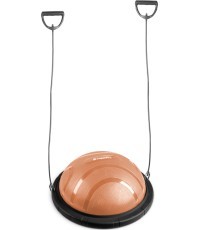 Balance Trainer inSPORTline Dome Edge w/ Resistance Bands - černá-mocha mousse