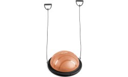 Balance Trainer inSPORTline Dome Edge w/ Resistance Bands - černá-mocha mousse