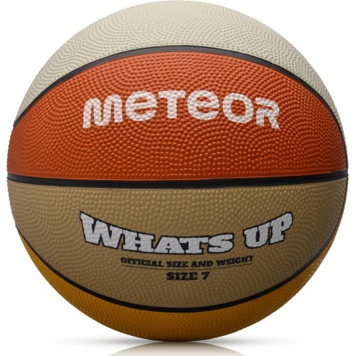 Баскетбольный мяч Meteor What's Up - Оранжевый/бежевый