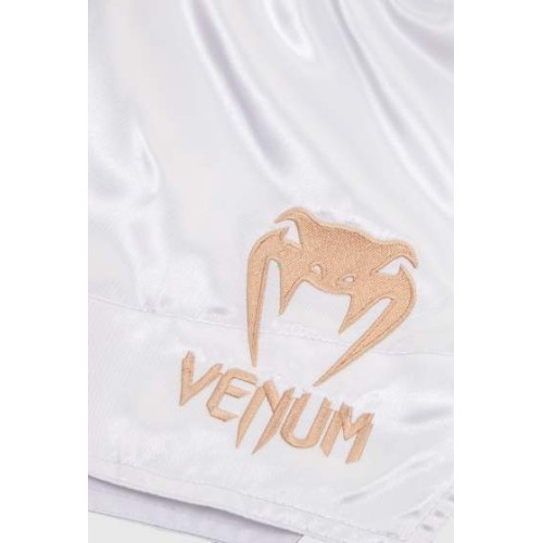 Шорты для муай-тай Venum Classic – бело-золотые