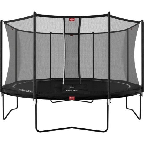 Батут BERG Favorit Regular 380 Black + защитная сетка Comfort
