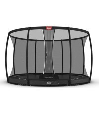 Batuts BERG Champion InGround 430 Grey + drošības tīkls DLX XL