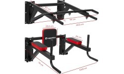 Wall-Mounted Pull-Up Bar & Parallel Bars inSPORTline Wallar