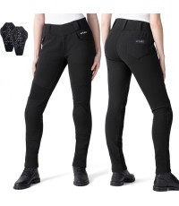 Women’s Motorcycle Leggings W-TEC Lukrecia Base - Black