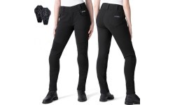 Women’s Motorcycle Leggings W-TEC Lukrecia Base - Black