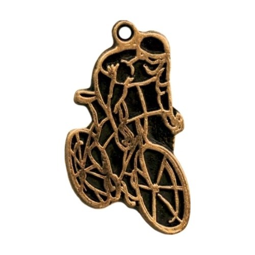 Medal MTL822 Bicycle - 65 mm - Gold