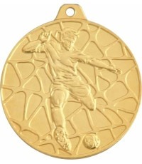 Medaļa E11 Futbols - 50 mm - Zelts