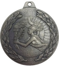 Медаль G12 - 50 мм - Серебристый