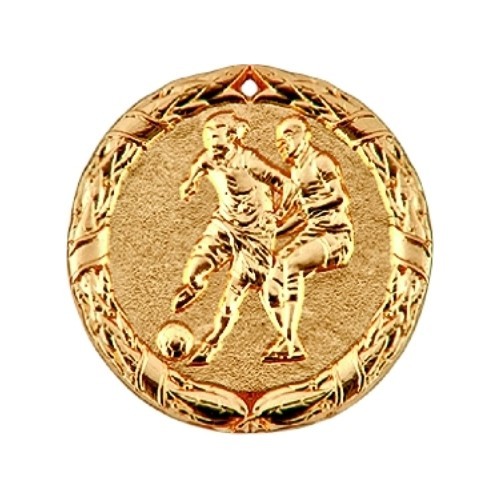 Medaļa ZS5003 Futbols - 50 mm - Zelts