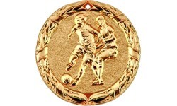 Medaļa ZS5003 Futbols - 50 mm - Zelts