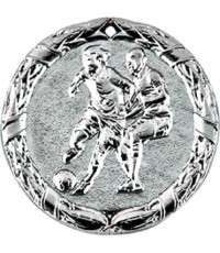 Medaļa ZS5003 Futbols - 50 mm - Sudrabs