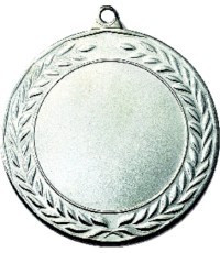 Медаль ZB1609 - 70 mm - Серебристый