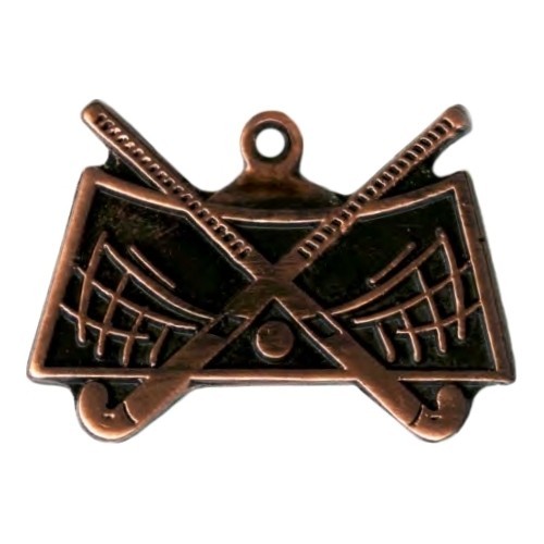 Medaļa MTL827 Lauka hokejs - 45 mm - Bronza