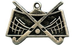 Medaļa MTL827 Lauka hokejs - 45 mm - Sudrabs