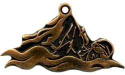MTL826 Swimming Medal - 35 mm - Gold