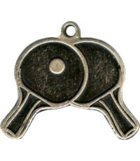 Medaļa MTL825 Galda teniss - 45 mm - Sudrabs