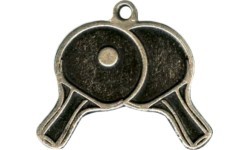 Medaļa MTL825 Galda teniss - 45 mm - Sudrabs