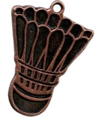 Medaļa MTL824 Badmintons - 60 mm - Bronza