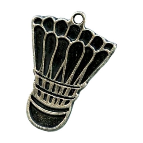 Medaļa MTL824 Badmintons - 60 mm - Sudrabs