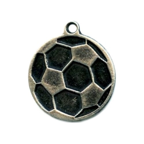 Medal MTL818 Football - 45 mm - Silver