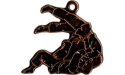 MTL815 Judo Medal - 60 mm - Bronza